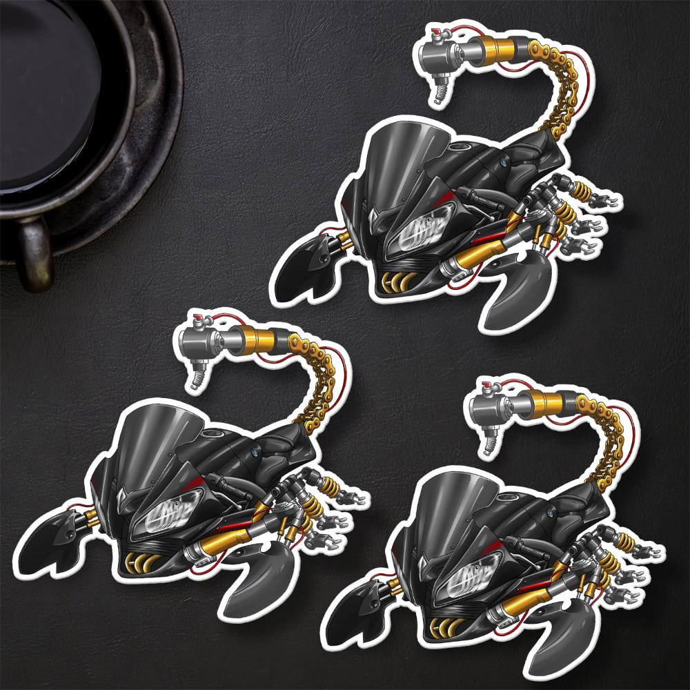 Yamaha YZF-R6 2014-16 Inspired Stickers - Set of 3 Motorcycle Decals