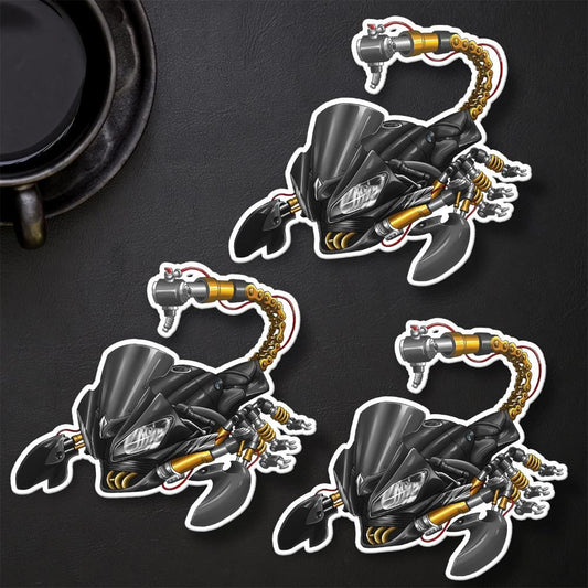 Yamaha YZF-R6 2010-11 Inspired Stickers - Set of 3 Motorcycle Decals