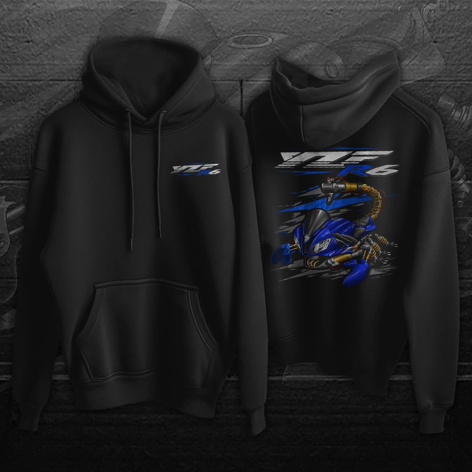 Yamaha YZF-R6 Inspired Hoodies - Motorcycle Sweatshirt