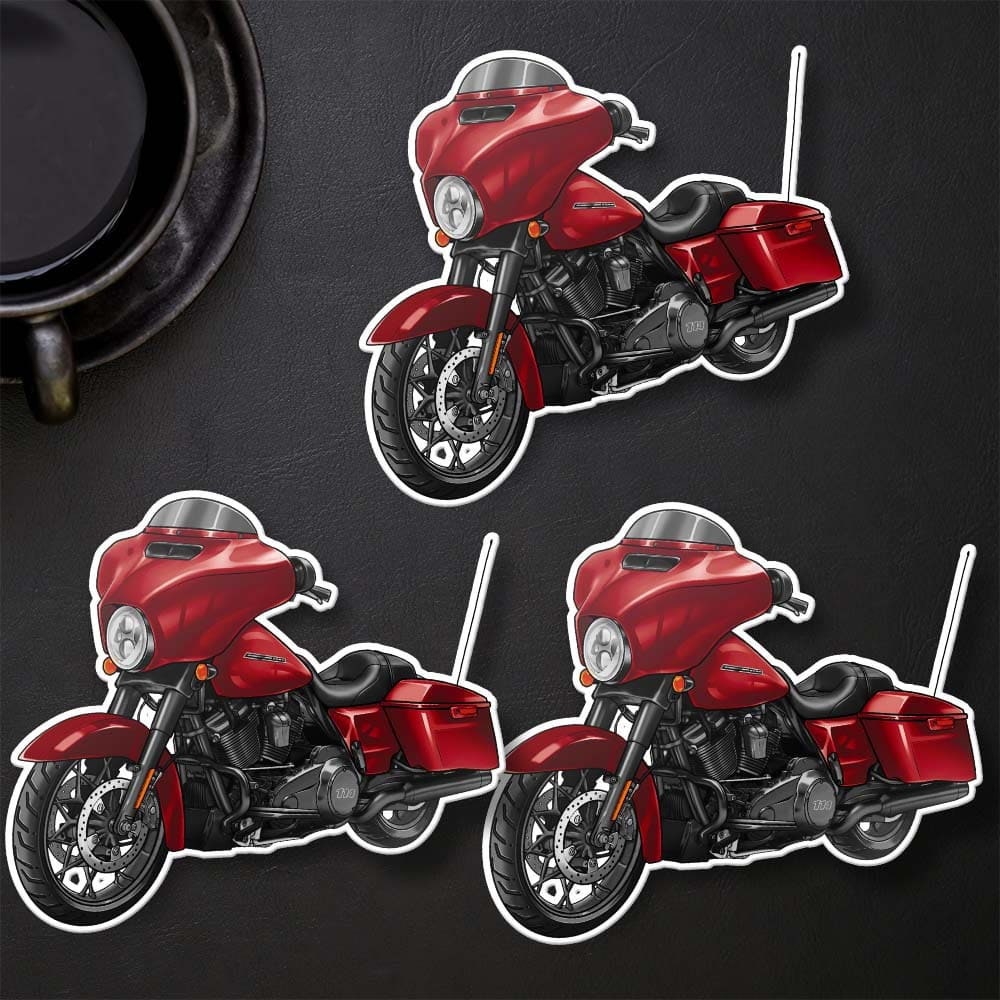 Harley Street Glide Special FLHXS Stickers - Set of 3 Biker Motorcycle Decals