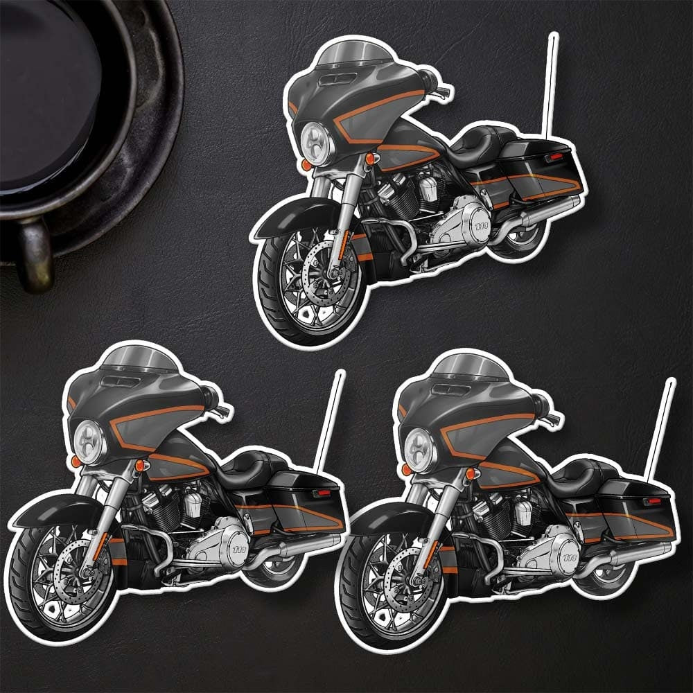 Harley Street Glide Special FLHXS Stickers - Set of 3 Biker Motorcycle Decals