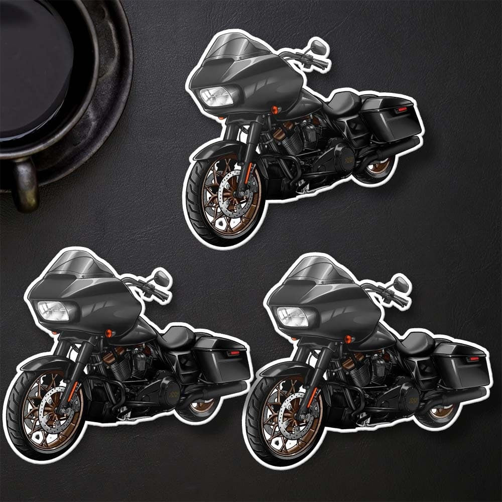 Harley Road Glide ST FLTRXST Stickers - Set of 3 Biker Motorcycle Decals