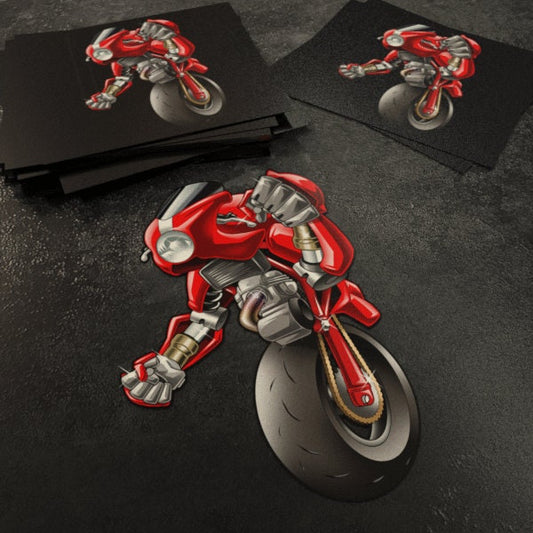 Ducati Sport Classic Stickers - Set of 3 Motorcycle Decals for Riders