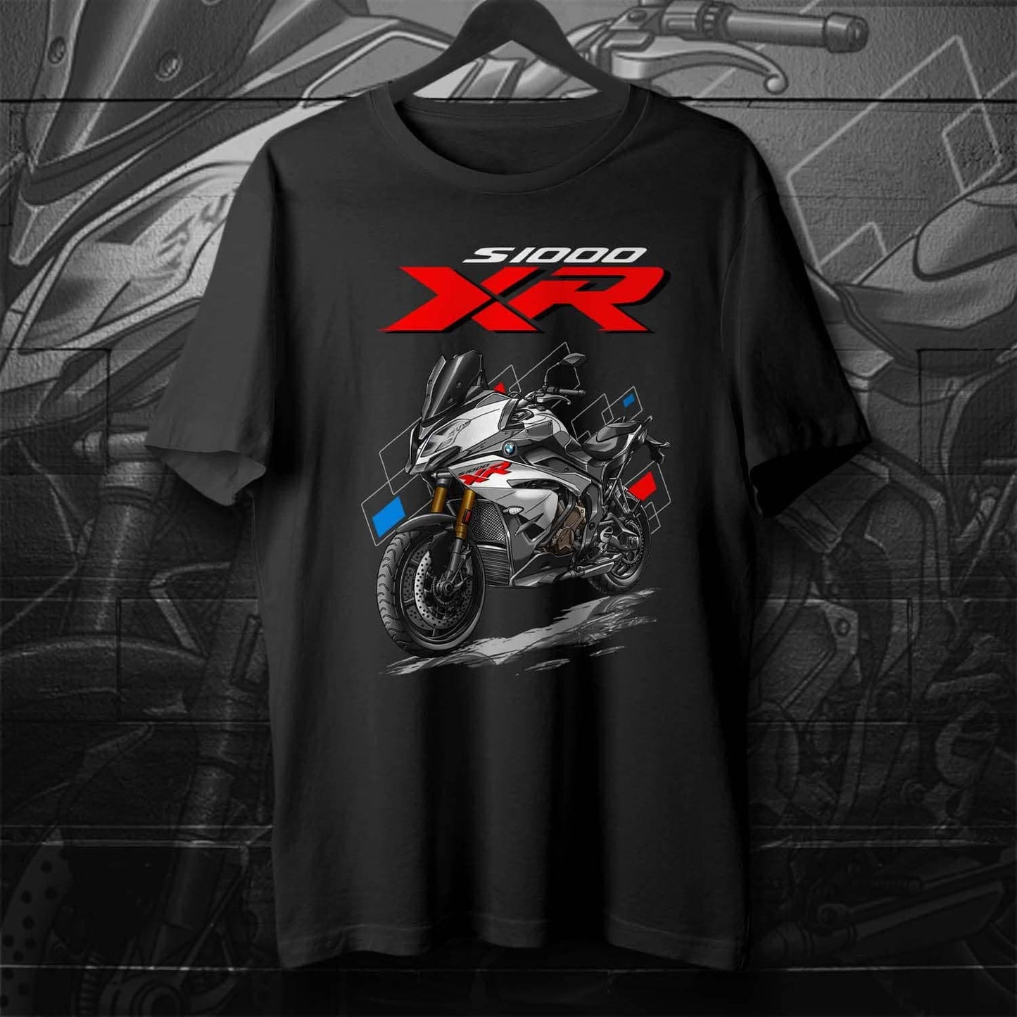 BMW S1000XR 2015-19 T-Shirt - Motorcycle Tee Shirt for Motorrad Riders