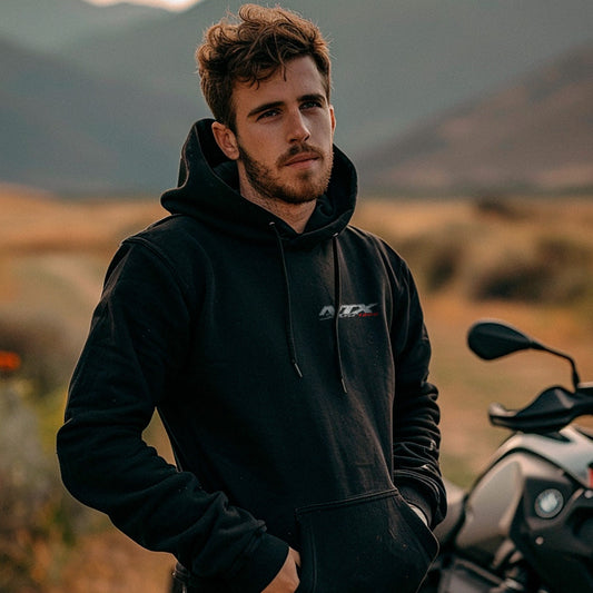Moto Guzzi Stelvio Hoodie - Motorcycle Sweatshirt for ADV Riders