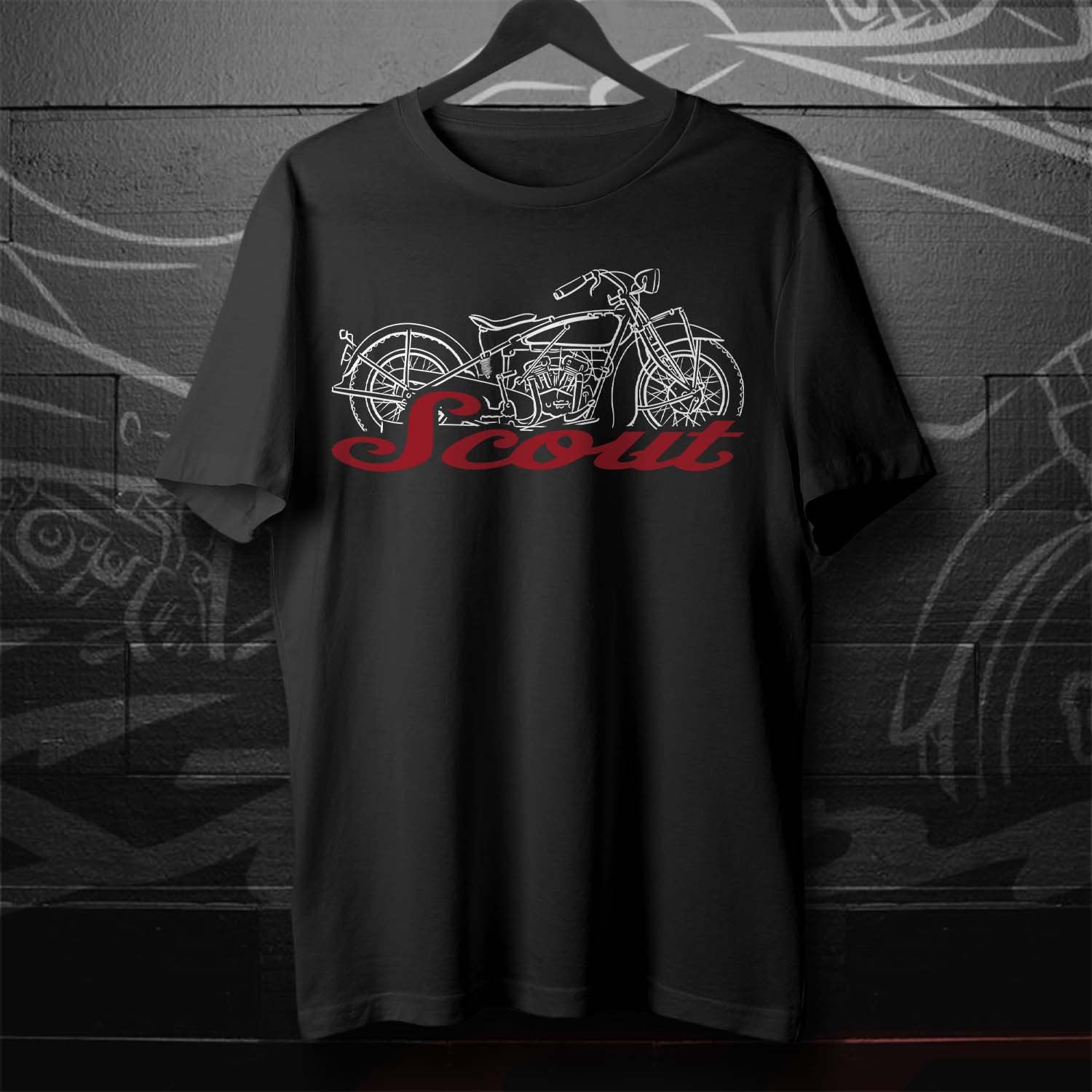 Indian Scout T-Shirt - Motorcycle Tee Shirt for Biker