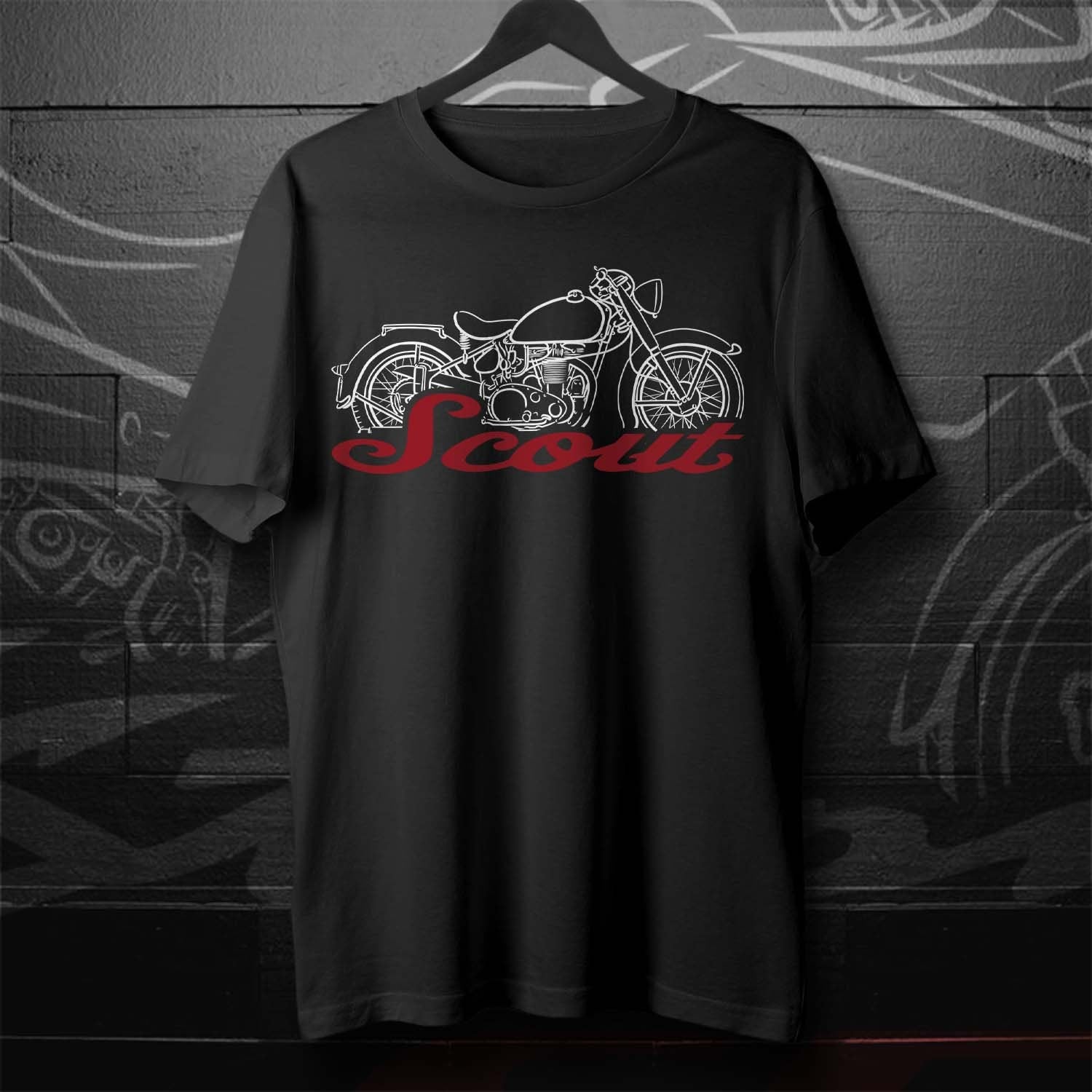 Indian Scout T-Shirt - Motorcycle Tee Shirt for Biker
