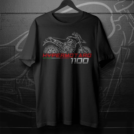 Ducati Hypermotard 1100 T-Shirt - Motorcycle Tee Shirt for Riders