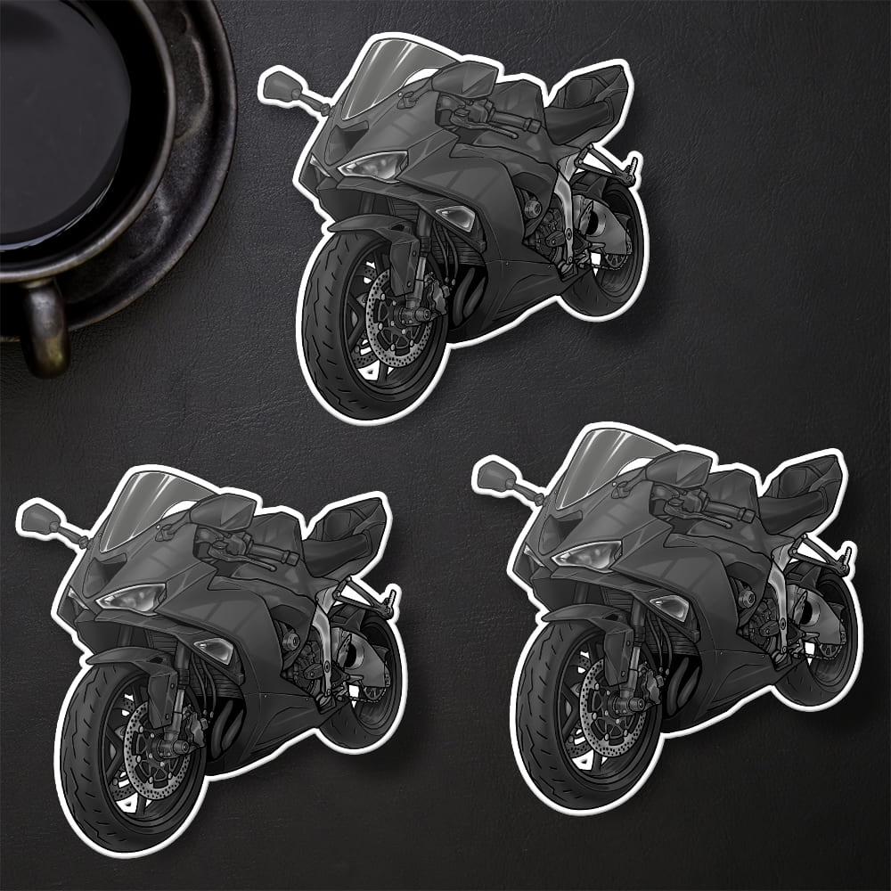 Kawasaki ZX-6R 2024 - 2025 Inspired Stickers - Set of 3 Motorcycle Decals for Riders