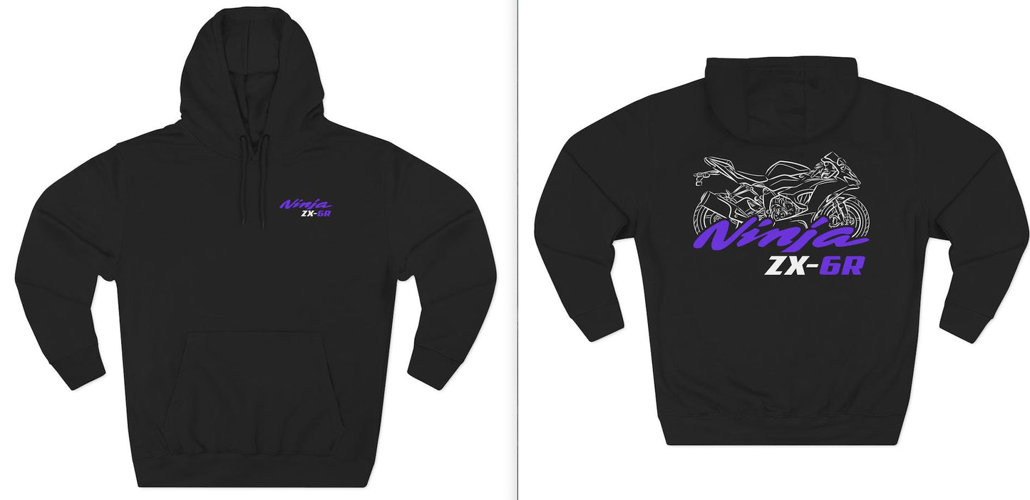 Kawasaki Ninja ZX-6R 2009-2025 Inspired Hoodie - Motorcycle Sweatshirt for Riders
