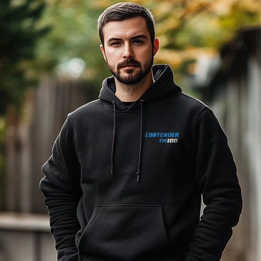 Suzuki TM100 Contender 1973 - 1976 Inspired Hoodie - Motorcycle Sweatshirt for Riders