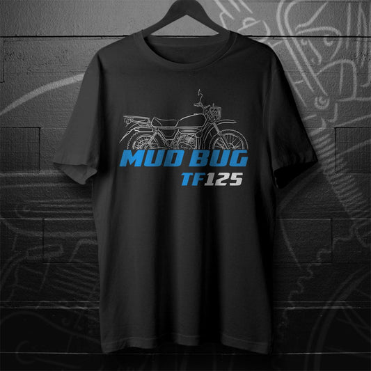 Suzuki TF125 Mud Bug 1977 - 2020 Inspired T-Shirt - Motorcycle Tee Shirt for Riders