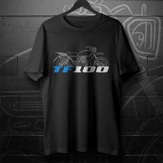 Suzuki TF100 1978 - 1981 Inspired T-Shirt - Motorcycle Tee Shirt for Riders