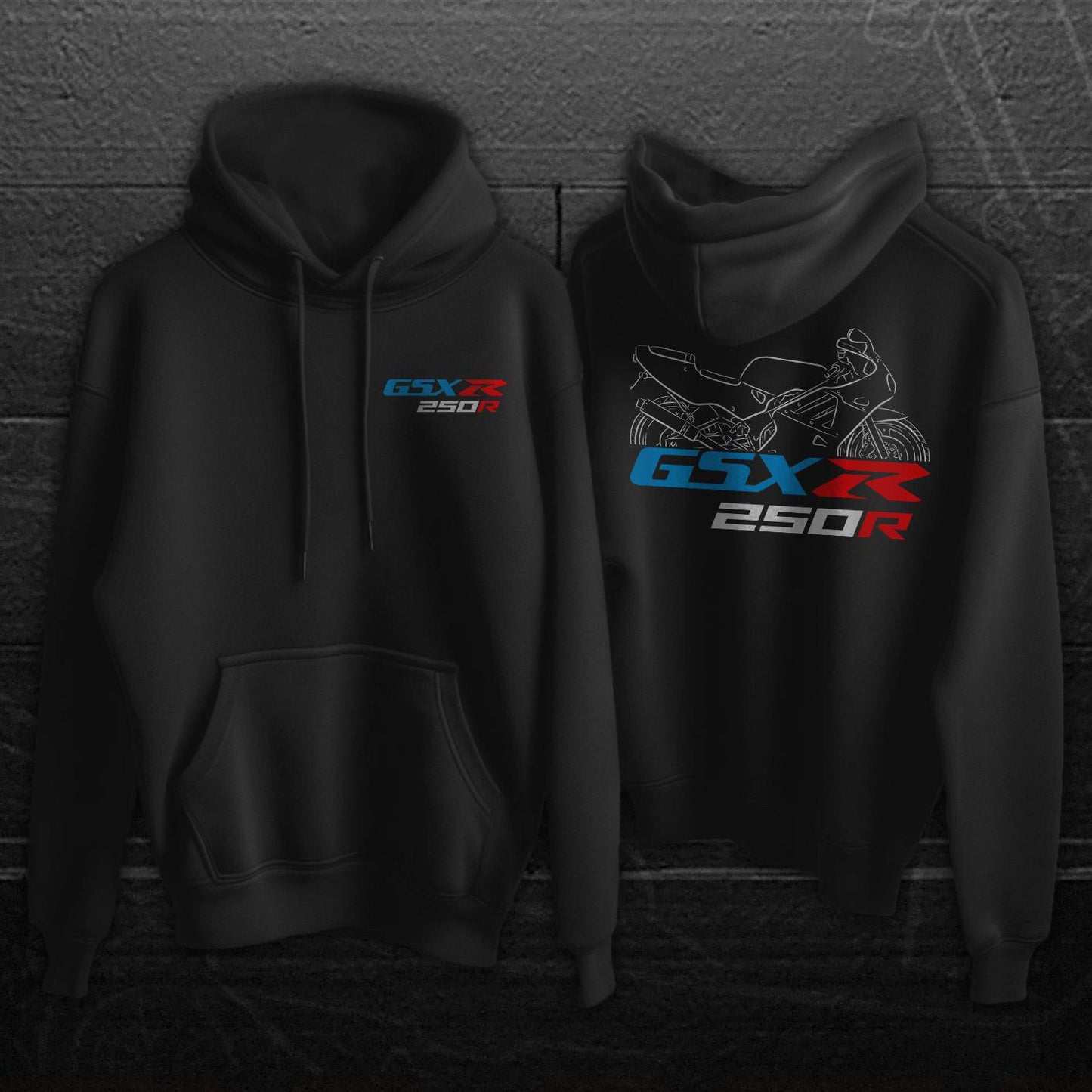 Suzuki GSX-R 250 Inspired Hoodie - Motorcycle Sweatshirt for Riders