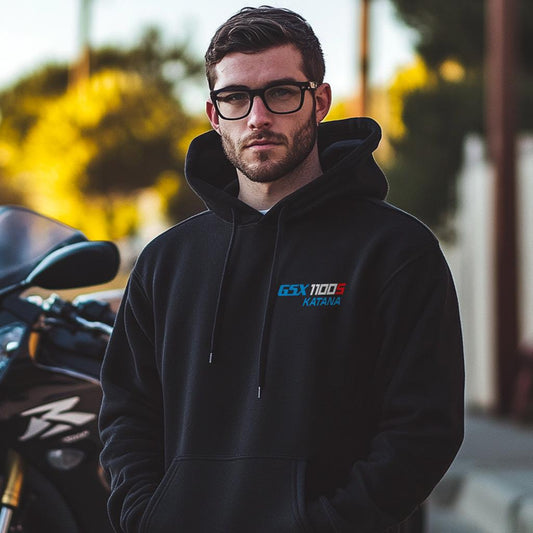 Suzuki GSX1100S Katana Inspired Hoodie - Motorcycle Sweatshirt for Riders