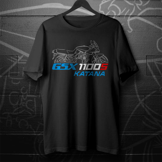 Suzuki GSX1100S Katana Inspired T-Shirt - Motorcycle Tee Shirt for Riders