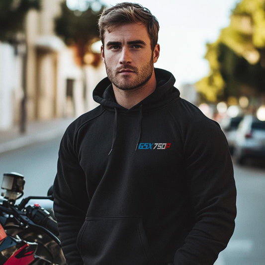 Suzuki GSX750P Inspired Hoodie - Motorcycle Sweatshirt for Riders
