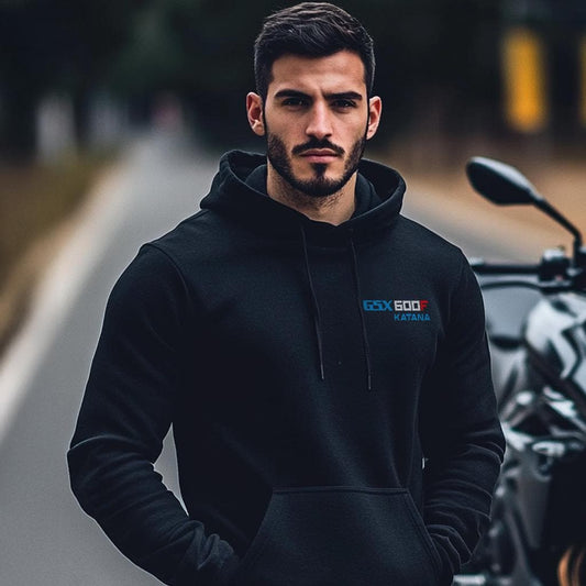 Suzuki GSX 600F Katana Inspired Hoodie - Motorcycle Sweatshirt for Riders
