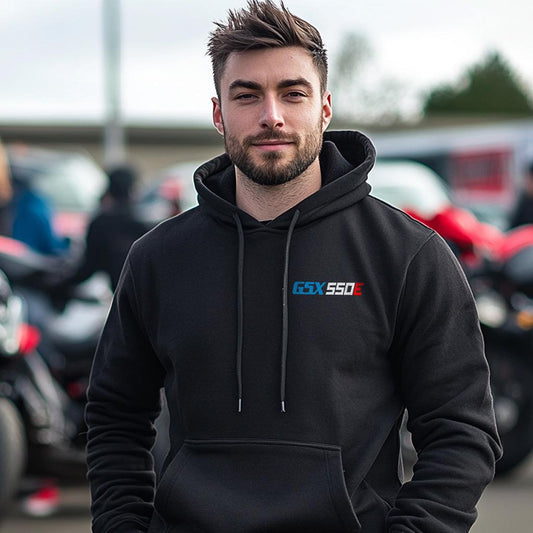 Suzuki GSX 550E Inspired Hoodie - Motorcycle Sweatshirt for Riders