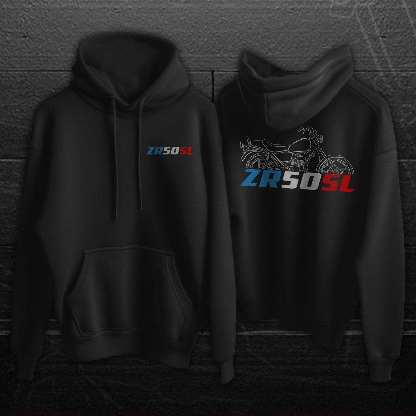 Suzuki ZR50 X1 | S & SL Inspired Hoodie - Motorcycle Sweatshirt for Riders