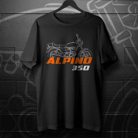 Laverda 350 Alpino 1978 - 1981 Inspired T-Shirt - Motorcycle Tee Shirt for Riders