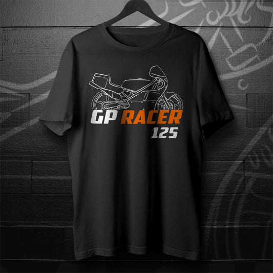 Laverda 125 GP Racer 1990 Inspired T-Shirt - Motorcycle Tee Shirt for Riders