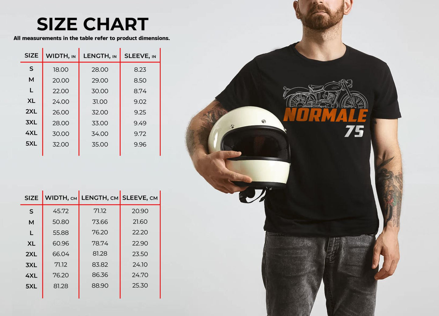 Laverda 75 Normale 1951 - 1953 Inspired T-Shirt - Motorcycle Tee Shirt for Riders