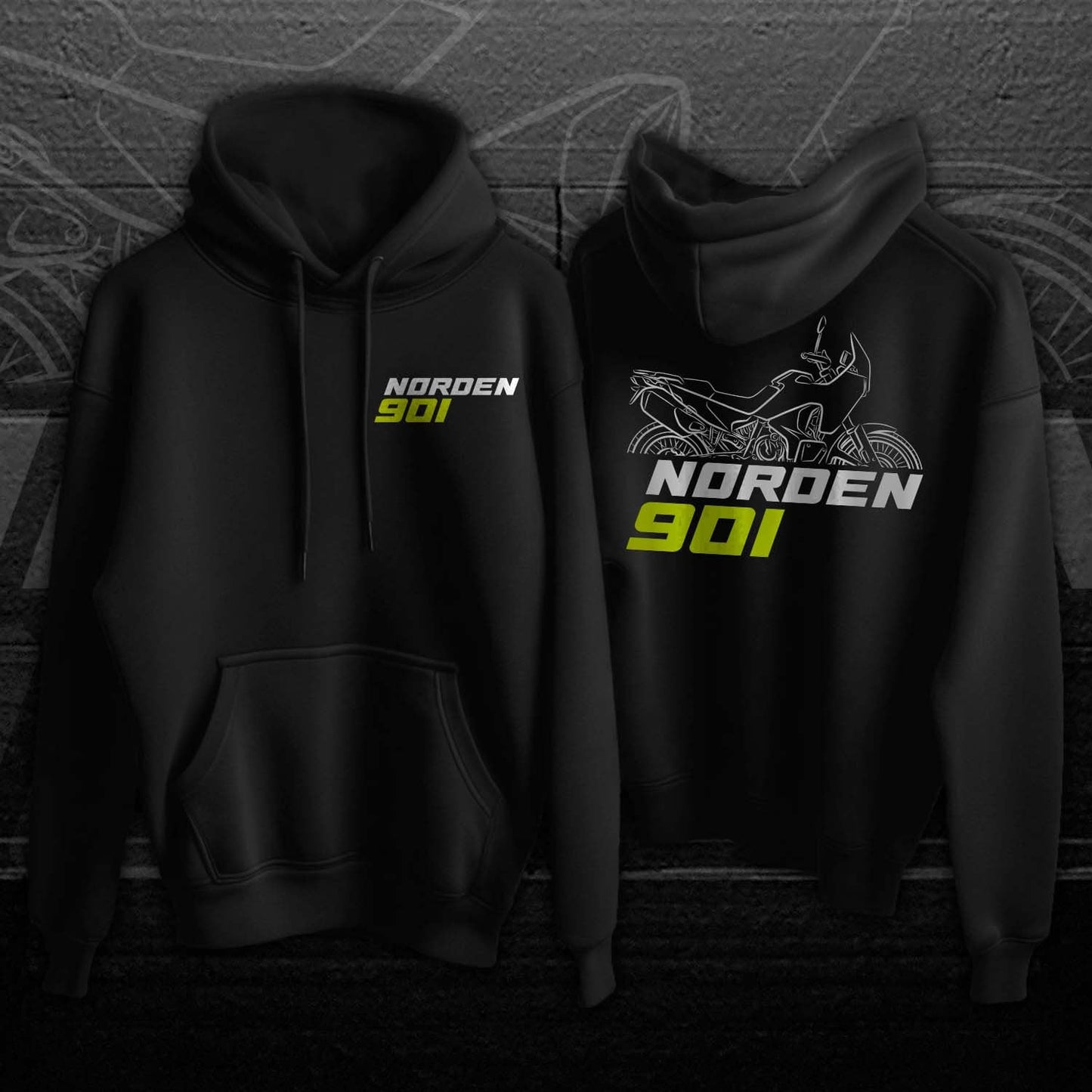 Husqvarna Norden 901 Hoodie - Motorcycle Sweatshirt for ADV Riders