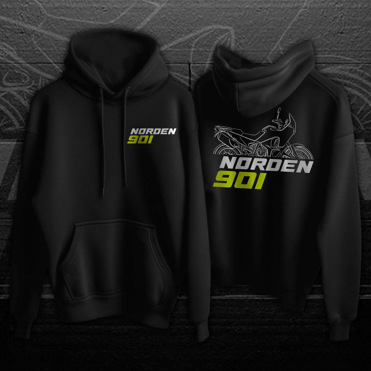 Husqvarna Norden 901 Hoodie - Motorcycle Sweatshirt for ADV Riders