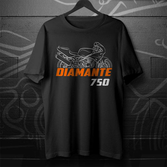 Laverda 750 Diamante 1998 Inspired T-Shirt - Motorcycle Tee Shirt for Riders