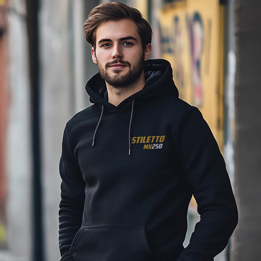 OSSA Stiletto MX 250 1971 - 1973 Inspired Hoodie - Motorcycle Sweatshirt for Riders