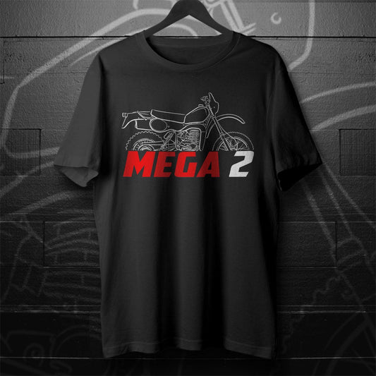 Maico 490 Mega 2 Enduro 1981 Inspired T-Shirt - Motorcycle Tee Shirt for Riders
