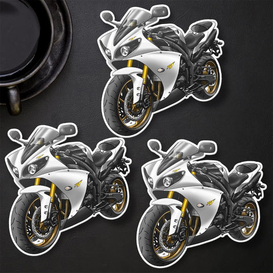 Yamaha YZF-R1 2012 Inspired Stickers - Set of 3 Motorcycle Decals for Riders