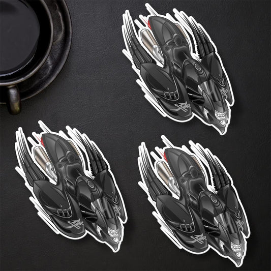 Suzuki Hayabusa 2025 Inspired Stickers - Set of 3 Biker Motorcycle Decals