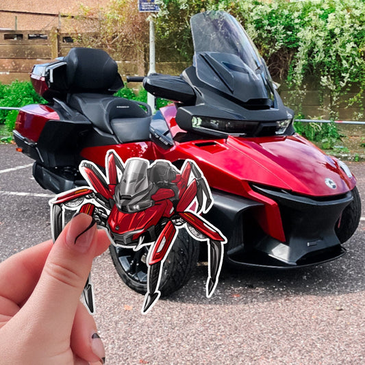 Can-Am Spyder RT 2020-24 Stickers - Set of 3 Motorcycle Decals for Riders