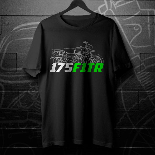 Kawasaki 175 F1TR 1966 Inspired T-Shirt - Motorcycle Tee Shirt for Riders