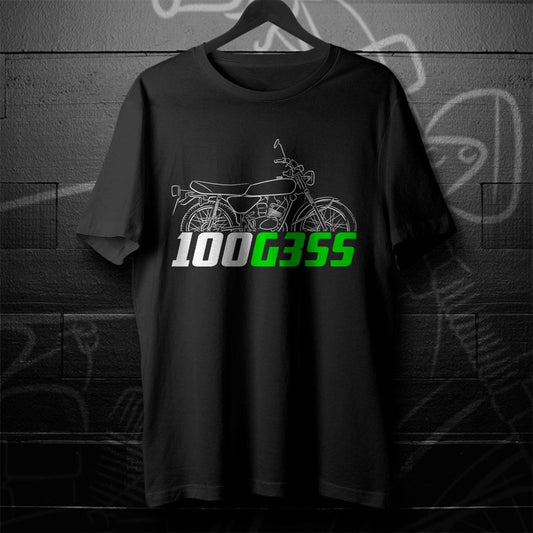 Kawasaki 100 G3SS 1975 Inspired T-Shirt - Motorcycle Tee Shirt for Riders