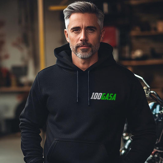 Kawasaki 100 GA5A 1971 - 1974 Inspired Hoodie - Motorcycle Sweatshirt for Riders