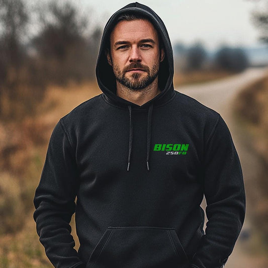 Kawasaki 250 F8 Bison 1971 - 1972 Inspired Hoodie - Motorcycle Sweatshirt for Riders