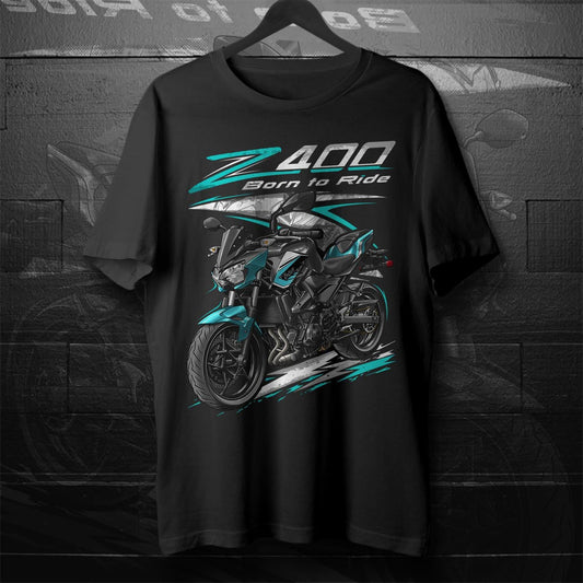 Kawasaki Z400 2021 - 2024 Inspired T-Shirt - Motorcycle Tee Shirt for Riders