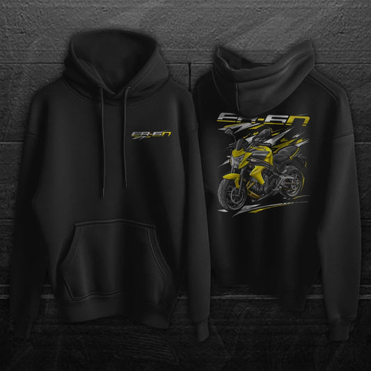 Kawasaki ER-6n 2012 - 2013 Inspired Hoodie - Motorcycle Sweatshirt for Riders
