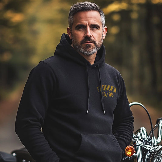 Panhead Forever Scorpion Motorcycle Hoodie - Biker Sweatshirt for Harley & Chopper Riders
