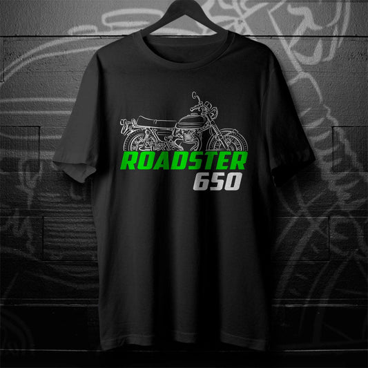Kawasaki W3 Roadster 650 1973 - 1974 Inspired T-Shirt - Motorcycle Tee Shirt for Riders