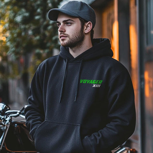 Kawasaki Voyager XIII & ZN1300 Voyager Inspired Hoodie - Motorcycle Sweatshirt for Riders
