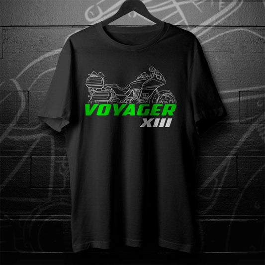 Kawasaki Voyager XIII & ZN1300 Voyager Inspired T-Shirt - Motorcycle Tee Shirt for Riders