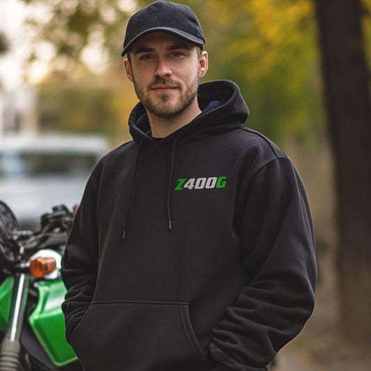 Kawasaki Z400G 1980 Inspired Hoodie - Motorcycle Sweatshirt for Riders