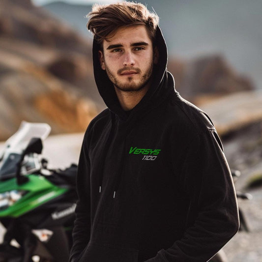 Kawasaki Versys 1100 2025 Inspired Hoodie - Motorcycle Sweatshirt for Riders