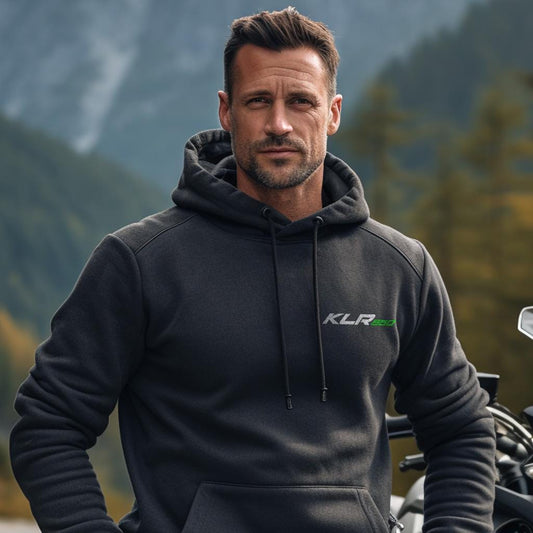 Kawasaki KLR650 Adventure Inspired Hoodie - Motorcycle Sweatshirt for Riders