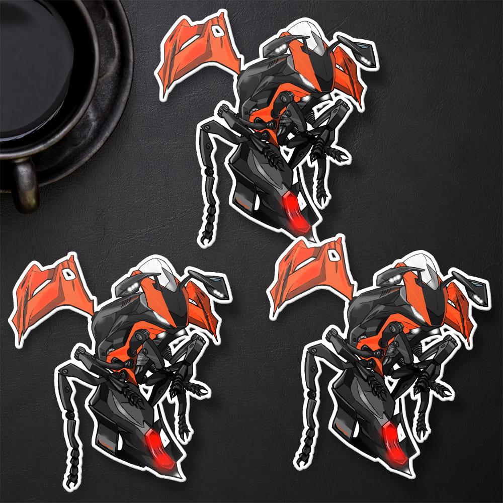 Yamaha YZF-R6 2020 Inspired Stickers - Set of 3 Motorcycle Decals for Rider
