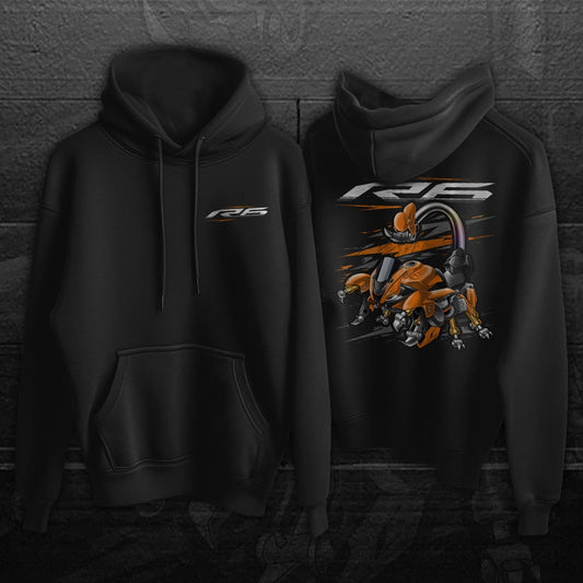 Yamaha YZF-R6 2020 Inspired Hoodie - Motorcycle Sweatshirt for Riders